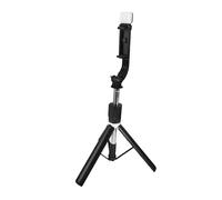 ETHZZLE Portable Mini Selfie Stick Tripod with Extendable Phone Holder Lightweight Foldable Phone Stand for Live Streaming for Travel and Vlogging