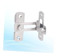 ETHZZLE Stainless Steel Sliding Door Lock Bolt with Large Buckle Rust Security Hasp Latch for Windows Cabinets Bathrooms and Pet Cages Home and Hotel Fitting