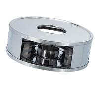 ETHZZLE Stainless Steel Tea Warmer with Hollow Design Multifunctional Teapot Heater and Holder Small Tea Stove Base