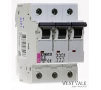 ETI ETIMAT 10 - C3002 - 2a Type C Triple Pole MCB New