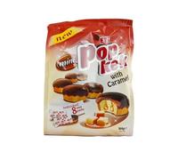 Eti Popkek Mini Caramel 144g x 10 Pack - Soft Mini Sponge Cakes with Caramel Filling, Individually Wrapped Turkish Snack Cakes