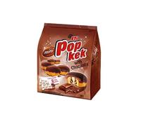 Eti Popkek Mini Caramel 144g x 10 Pack - Soft Mini Sponge Cakes with Caramel Filling, Individually Wrapped Turkish Snack Cakes