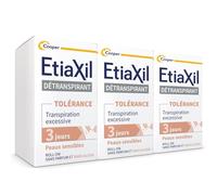 ETIAXIL Deodorant Deodorant - Treatment for Excessive Sweating - Armpits - TOLERANCE - Effectiveness 3 Days - 3 x 15ml