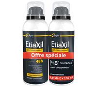 Etiaxil Deodorant Men Anti-Perspirant 48H Control Aerosol 2 x 150ml