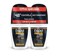 Etiaxil Deodorant Men Anti-Perspirant Control 48H Roll-On 2 x 50ml