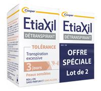 Etiaxil Detranspirant Underarms Sensitive Skin Roll-on Lot 2 x 15 ml