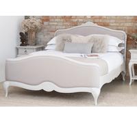 Etienne - King Size - French Bed - Grey - Fabric and Wooden - 5ft - Willis & Gambier - Happy Beds