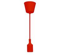 eTiger Color Pendant, Deckenabhängung with E27 Socket, Cable Length 1.2 M/Maximum 60 W Light Red SD3RD-A0