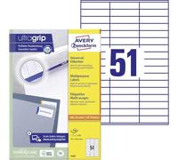 AVERY Zweckform 3420 Universal Etiketten (5.100 Klebeetiketten, 70x16,9mm auf A4