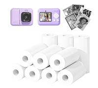 ETIKEZ Kids Instant Print Camera Paper, Thermal Printing Refill Set for Toddler Camera, Compatible with ETIKEZ Funshot 20, HD Camera Thermal Printing Paper, 2.2" x 26ft (5.6cmx8m) Per Roll, 12 Rolls