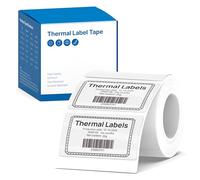 ETIKEZ Thermal Label for PM260 Printer, 1.57'' x 1.18'' (40x30mm) Thermal Tape, Waterproof, Multi-Purpose Label, 1 Roll of 230 Self-Adhesive Thermal Paper (Transparent)