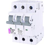 ETIMAT 6 OVERCURRENT CIRCUIT BREAKER C 16A 3P 3M 6KA 002145516