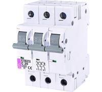 ETIMAT 6 OVERCURRENT CIRCUIT BREAKER C 20A 3P 3M 6KA 002145517