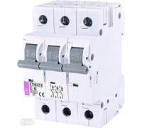 ETIMAT 6 OVERCURRENT CIRCUIT BREAKER C 6A 3P 3M 6KA 002145512