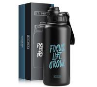 ETIPIK 1.10 Litre Stainless Steel Thermal Bottle for Drinks - Metal Thermos for Gym and Sports.