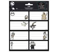 Etiquette Stickers Erik Disney Nightmare Before Christmas Noir 8x4 cm