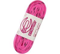 ETISPORT Pair of professional flat laces, for hockey, ice boots, line on wheels. Resistant. Length 3 m - 118in each. (Pink)