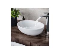 Etive 410 x 335mm Oval Cloakroom Counter Top Basin Sink Bowl