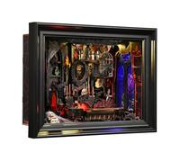 ETKVR Book Nook Kit, Picture Frame Booknook, 3D Wooden Puzzle for Adult