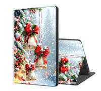 ETLKJVBL Case for Kindle Scribe, Auto Sleep/Wake, Christmas Bells on Snowy Tree Multiple Angles Viewing Folio Stand Case for Kindle Scribe 10.2" (2024/2022 Released)