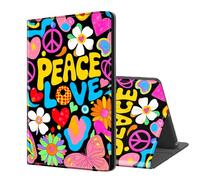 ETLKJVBL Case for Kindle Scribe, Auto Sleep/Wake, Colorful Peace Love Hippie Multiple Angles Viewing Folio Stand Case for Kindle Scribe 10.2" (2024/2022 Released)