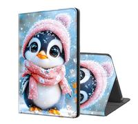 ETLKJVBL Case for Kindle Scribe, Auto Sleep/Wake, Penguin in Snowy Outfit Multiple Angles Viewing Folio Stand Case for Kindle Scribe 10.2" (2024/2022 Released)