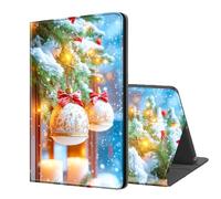 ETLKJVBL Case for Kindle Scribe, Auto Sleep/Wake, Seasonal Decor Snowy Evergreen Tree Multiple Angles Viewing Folio Stand Case for Kindle Scribe 10.2" (2024/2022 Released)