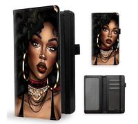 ETLKJVBL Checkbook Cover for Women Men, Rfid Blocking Check Book Cover, Checkbook Holder Wallet, Stylish Leather Checkbook Covers for Personal Checkbook-2, Cartoon Art Girl, Contemporary