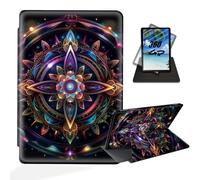 ETLKJVBL for Fire HD 10 Case 2019/2017 10.1 Inch, 360 Degree Rotating, Auto Sleep/Wake, Mystical Mandala Exquisite Leather Case for Amazon Kindle Fire HD 10 9th/7th Gen