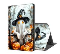 ETLKJVBL for Fire HD 10 Tablet Case (13th/11th Gen, 2023/2021 Release), Auto Sleep/Wake, Spectres in Witch Hat with Pumpkin Multiple Angles Viewing Folio Stand Case for Fire HD 10 Tablet 2023