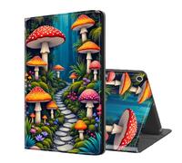 ETLKJVBL for Fire HD 10 Tablet Case 2019/2017 10.1 Inch, Auto Sleep/Wake, Magical Mushroom Forest Path Multiple Angles Viewing Folio Stand Case for Amazon Fire Max 11 Tablet