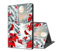 ETLKJVBL for Fire Max 11 Tablet Case(13th Generation,2023 Release), Auto Sleep/Wake, Cardinals Snow White Pine Trees Multiple Angles Viewing Folio Stand Case for Amazon Fire Max 11 Tablet