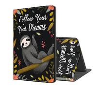 ETLKJVBL for iPad A16 Case, Stand Cover Multi Angle Viewing, Auto Sleep/Wake, Cute Sloth Sleeping Exquisite Leather for iPad 11th Generation Case