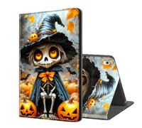ETLKJVBL for iPad A16 Case, Stand Cover Multi Angle Viewing, Auto Sleep/Wake, Skeleton Pumpkins on Spooky Season Exquisite Leather for iPad 11th Generation Case