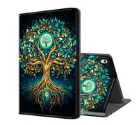ETLKJVBL for iPad A16 Case, Stand Cover Multi Angle Viewing, Auto Sleep/Wake, The Cosmic Tree of Life Exquisite Leather for iPad 11th Generation Case