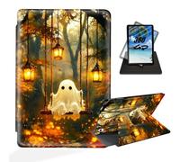 ETLKJVBL for iPad Air 13 Inch Case 2025, 360 Degree Rotating, Multi - Angle Viewing, Auto Sleep/Wake, Spectres Swinging in Autumn Forest Exquisite Leather Case for iPad Air 13 Inch 2025/2024