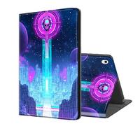 ETLKJVBL for iPad Air 13 Inch Case M3 2025 & M2 2024, Auto Sleep/Wake, Galactic Skull Tower Multiple Angles Viewing Folio Stand Case for iPad Air 13 Inch 2025/2024 Tablet