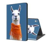 ETLKJVBL for iPad Air 13 Inch Case M3 2025 & M2 2024, Auto Sleep/Wake, White Llama Multiple Angles Viewing Folio Stand Case for iPad Air 13 Inch 2025/2024 Tablet