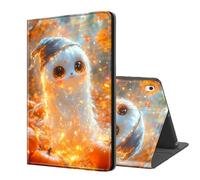 ETLKJVBL for iPad Air 6th/ 5th/ 4th Generation Case, Auto Sleep/Wake, Spectres in Autumn Pumpkin Field Multiple Angles Viewing Folio Stand Case for iPad Air 6th/ 5th/ 4th Generation Tablet
