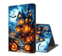 ETLKJVBL for iPad Air 6th/ 5th/ 4th Generation Case, Auto Sleep/Wake, Spooky Season Haunted House at Night Multiple Angles Viewing Folio Stand Case for iPad Air 6th/ 5th/ 4th Generation Tablet