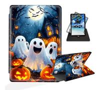 ETLKJVBL for iPad Pro 11 Inch Case 2024, 360 Degree Rotating, Multi - Angle Viewing, Auto Sleep/Wake, Fright-Fall Phantoms & Pumpkins Exquisite Leather Case for iPad Pro 11 Inch 2024 Tablet