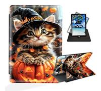 ETLKJVBL for iPad Pro 13 Inch Case 2024, 360 Degree Rotating, Multi - Angle Viewing, Auto Sleep/Wake, Gray Bunny Holding Daisy Bouquet Exquisite Leather Case for iPad Pro 13 Inch 2024 Tablet