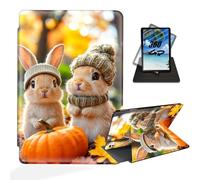 ETLKJVBL for iPad Pro 13 Inch Case 2024, 360 Degree Rotating, Multi - Angle Viewing, Auto Sleep/Wake, Lucky Day Cat Exquisite Leather Case for iPad Pro 13 Inch 2024 Tablet