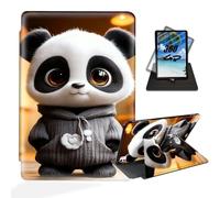 ETLKJVBL for iPad Pro 13 Inch Case 2024, 360 Degree Rotating, Multi - Angle Viewing, Auto Sleep/Wake, Samurai vs Fiery Demon Exquisite Leather Case for iPad Pro 13 Inch 2024 Tablet
