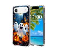 ETLKJVBL for iPhone Air Case, Fright-Fall Phantoms & Pumpkins High-Definition Painted Back Cover with Soft Transparent TPU Bumper, Shockproof Protective for iPhone Air Phone Case