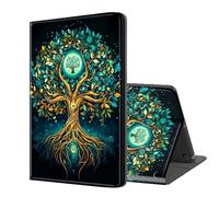 ETLKJVBL for Kindle Fire 7 Tablet Case 2019/2017 Release 9th/7th Gen, Auto Sleep/Wake, The Cosmic Tree of Life Multiple Angles Viewing Folio Stand Exquisite Leather Case for Kindle Fire 7