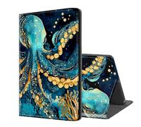 ETLKJVBL for Kindle Paperwhite 11th Generation 2021 Case, Auto Sleep/Wake, Colorful Octopus Multiple Angles Viewing Folio Stand Case for Kindle Paperwhite 11th Generation