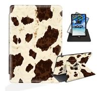 ETLKJVBL for Kindle Paperwhite 12th Generation Case 7", 360 Degree Rotating, Auto Sleep/Wake, Cow Print with The Spots Exquisite Leather Case for Kindle Paperwhite 2024/ Kindle Colorsoft 2024