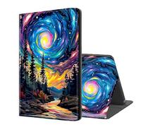 ETLKJVBL for Kindle Paperwhite Case 10th Generation 2018, Auto Sleep/Wake, Starry Colorful Aurora Multiple Angles Viewing Folio Stand Case for 6" Kindle Paperwhite (10th Gen, 2018 Release)