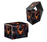 ETLKJVBL for MTG Card Storage Solution, Demonic Dragons for Commander Decks, High Capacity Anime Card Sleeves for Mtg Deck Box Set of 2
